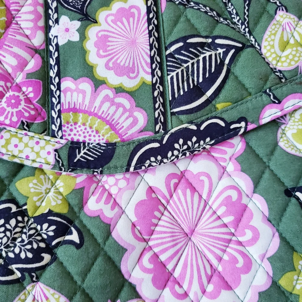 Vera Bradley Retired Olivia Pink Laptop Messenger Bag